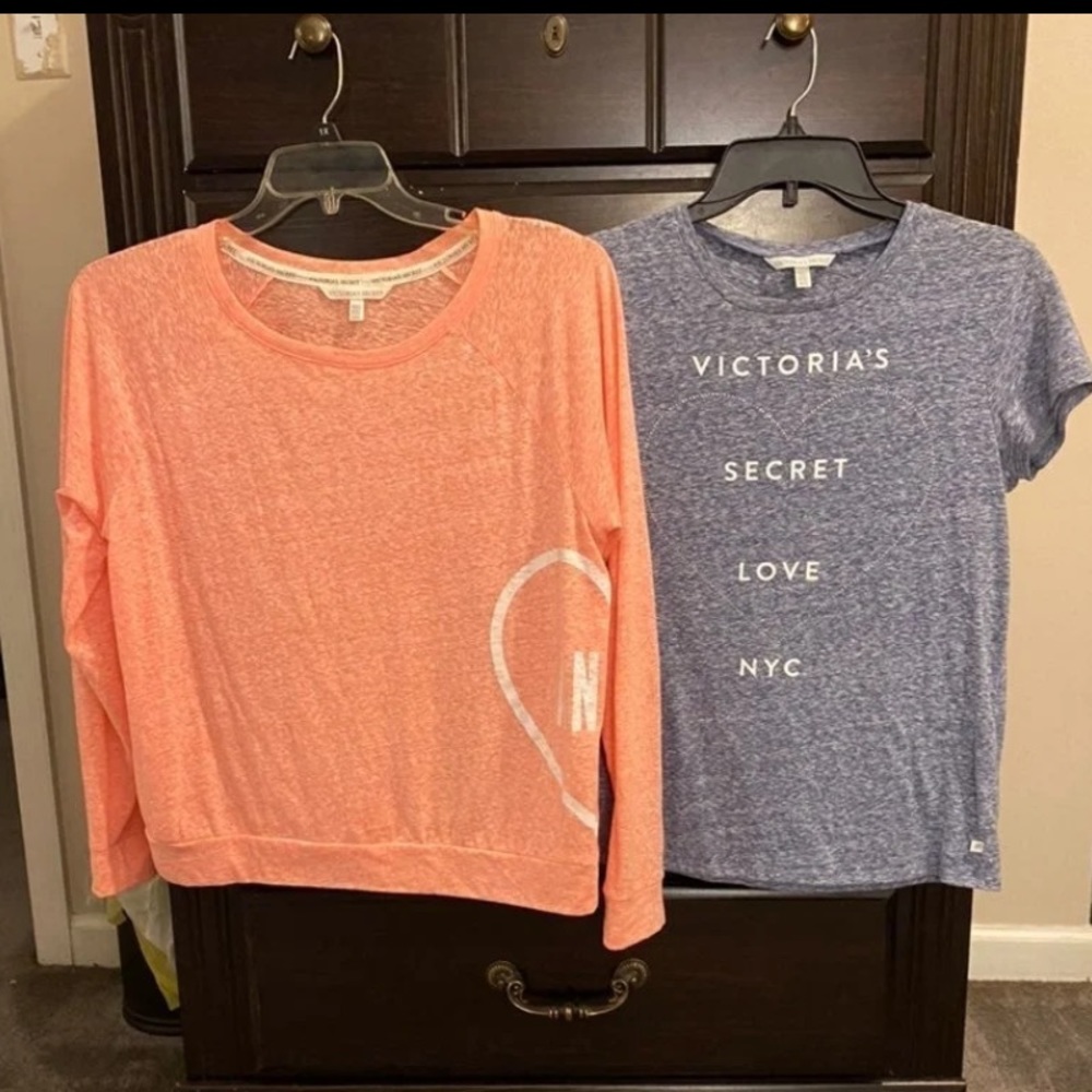 2 victoria secret shirts